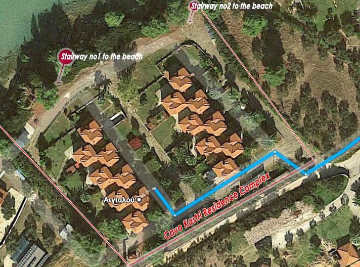 Villa In Cavo Kastri Residence 尼基季 外观 照片